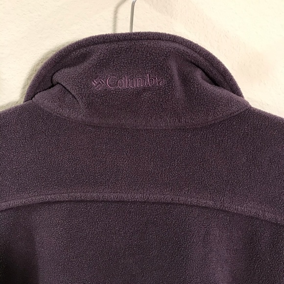 Columbia | purple fleece zip up jacket sz … - Picture 4 of 6